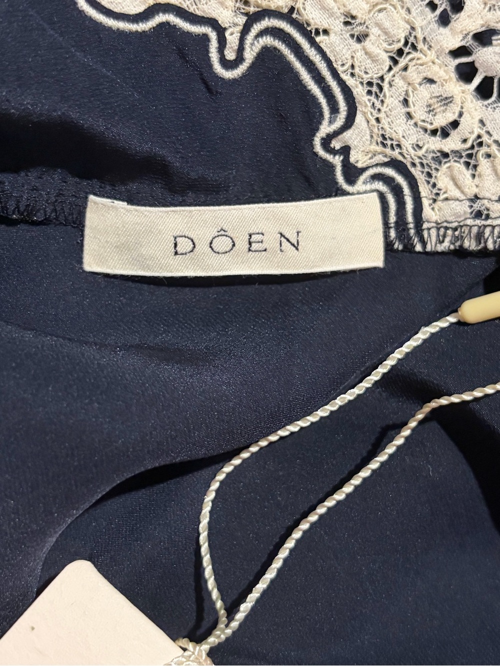 Doen Obelia Dress in Deep Navy - Picture 7 of 11